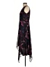 DKNY 100% Polyester Print Black Cocktail Dress Size 6 - photo 5
