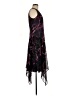 DKNY 100% Polyester Print Black Cocktail Dress Size 6 - photo 4