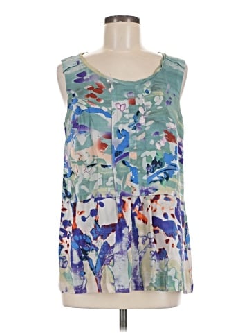Moulinette Soeurs Sleeveless Silk Top (view 1)