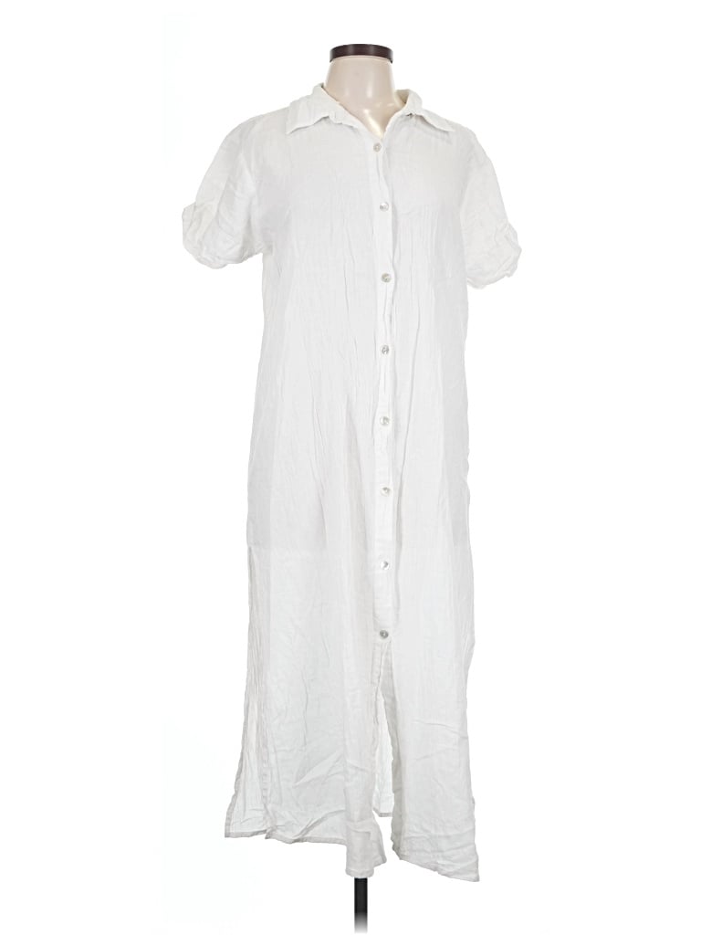 Pre-owned Becca Casual Dress In White