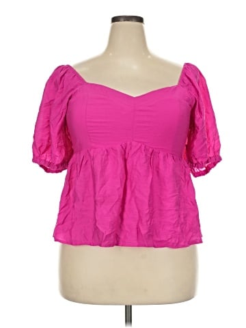 Nine West Short Sleeve Blouse (view 1)