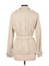 Etcetera Solid Ivory Trenchcoat Size 10 - photo 2