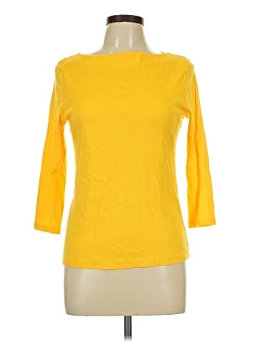 Ann Taylor 3/4 Sleeve T-Shirt (view 1)