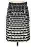 Etcetera Chevron-herringbone Black Casual Skirt Size 2 - photo 1