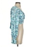 BCBGeneration Tie-dye Marled Blue 3/4 Sleeve Blouse Size S - photo 4