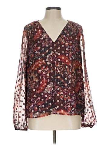 Ann Taylor LOFT Long Sleeve Blouse (view 1)