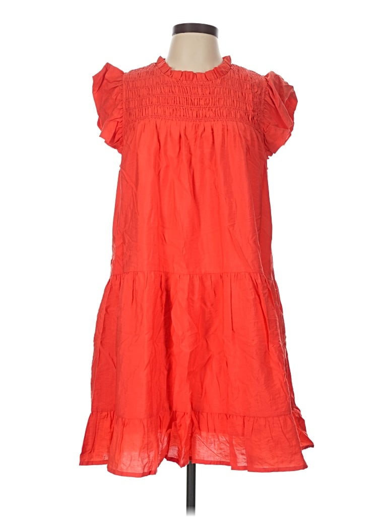 Pre-owned Joy Joy Casual Dress In Orange