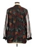 Daniel Rainn 100% Polyester Brown Blue 3/4 Sleeve Blouse Size 1X - photo 2