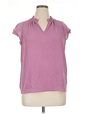 Nine West Short Sleeve Blouse (view 1)