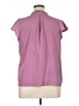 Nine West 100% Polyester Purple Short Sleeve Blouse Size XL - photo 2