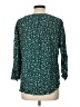 Fun2Fun 100% Rayon Green 3/4 Sleeve Blouse Size L - photo 2