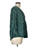 Fun2Fun 100% Rayon Green 3/4 Sleeve Blouse Size L - photo 4
