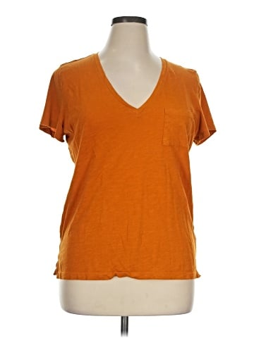Madewell Whisper Cotton V-Neck Pocket Tee (view 1)
