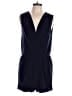 BCBGeneration Solid Blue Romper Size L - photo 1