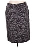 Talbots Animal Print Gray Casual Skirt Size 8 - photo 1