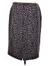 Talbots Animal Print Gray Casual Skirt Size 8 - photo 2