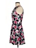 Aqua Floral Black Cocktail Dress Size M - photo 5