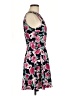 Aqua Floral Black Cocktail Dress Size M - photo 4