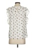 Ann Taylor LOFT 100% Polyester Ivory Sleeveless Blouse Size XS - photo 2