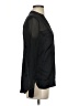 Cache Black Long Sleeve Silk Top Size S - photo 4