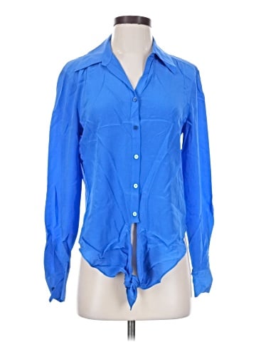 Antonio Melani Long Sleeve Silk Top (view 1)