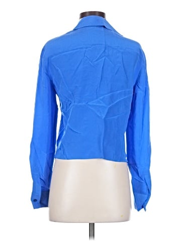 Antonio Melani Long Sleeve Silk Top (view 2)