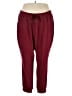 Active by Old Navy Solid Burgundy Casual Pants Size 3X - photo 1