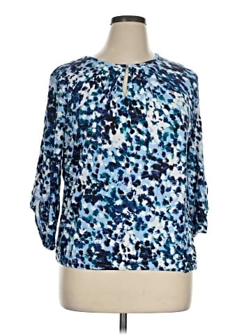 Daisy Fuentes 3/4 Sleeve Blouse (view 1)