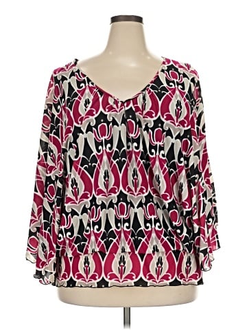 Style&Co 3/4 Sleeve Blouse (view 1)
