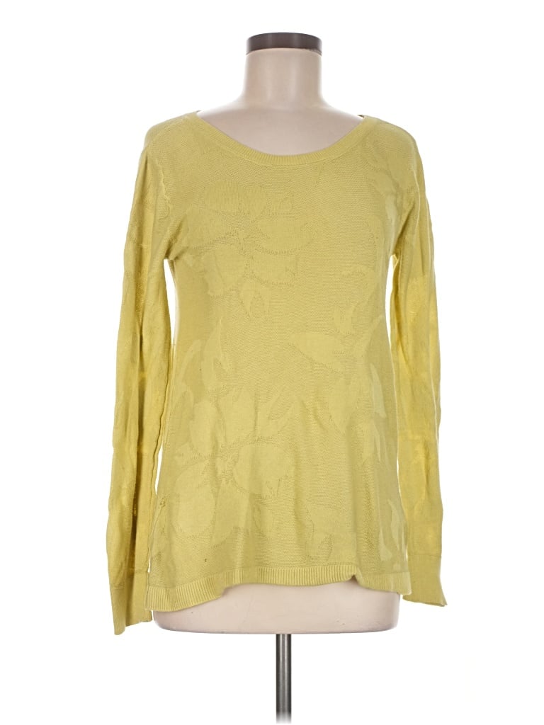 Pre-owned Soft Surroundings Pullover Sweater In Yellow