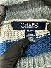 Chaps Stripes Blue Pullover Sweater Size Lg Petite - photo 7