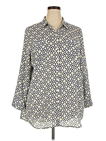 Cj Banks 3/4 Sleeve Blouse (view 1)