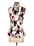 DKNY 100% Polyester Ivory Sleeveless Blouse Size S - photo 2