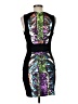 Bebe Graphic Black Cocktail Dress Size M - photo 2