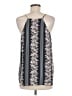 Ann Taylor LOFT 100% Polyester Black Sleeveless Blouse Size M - photo 2