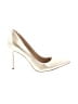 Sam Edelman 100% Leather Metallic Ivory Heels Size 9 - photo 1