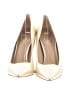 Sam Edelman 100% Leather Metallic Ivory Heels Size 9 - photo 2