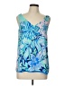 Lilly Pulitzer Blue Sleeveless Blouse Size L (estimated) - photo 1
