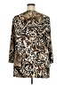 JM Collection Animal Print Brown 3/4 Sleeve Blouse Size 3X - photo 2