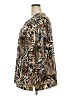 JM Collection Animal Print Brown 3/4 Sleeve Blouse Size 3X - photo 5