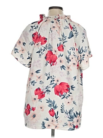 Ann Taylor Short Sleeve Blouse (view 2)