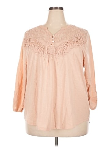 Style&Co 3/4 Sleeve Blouse (view 1)