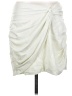 Glam 100% Polyester Ivory Casual Skirt Size L - photo 1