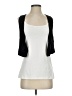 H&M 100% Viscose White Black Vest Size XS - photo 1