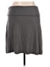 Old Navy Solid Gray Casual Skirt Size L - photo 2