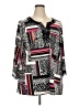 JM Collection Black 3/4 Sleeve Blouse Size 3X - photo 1