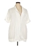 Unbranded 100% Polyester Ivory Short Sleeve Blouse Size XXL - photo 1