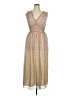 Max Studio 100% Polyester Floral Tan Casual Dress Size XL - photo 1