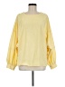 Unbranded 100% Polyester Yellow Long Sleeve Blouse Size M - photo 1