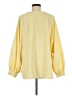 Unbranded 100% Polyester Yellow Long Sleeve Blouse Size M - photo 2